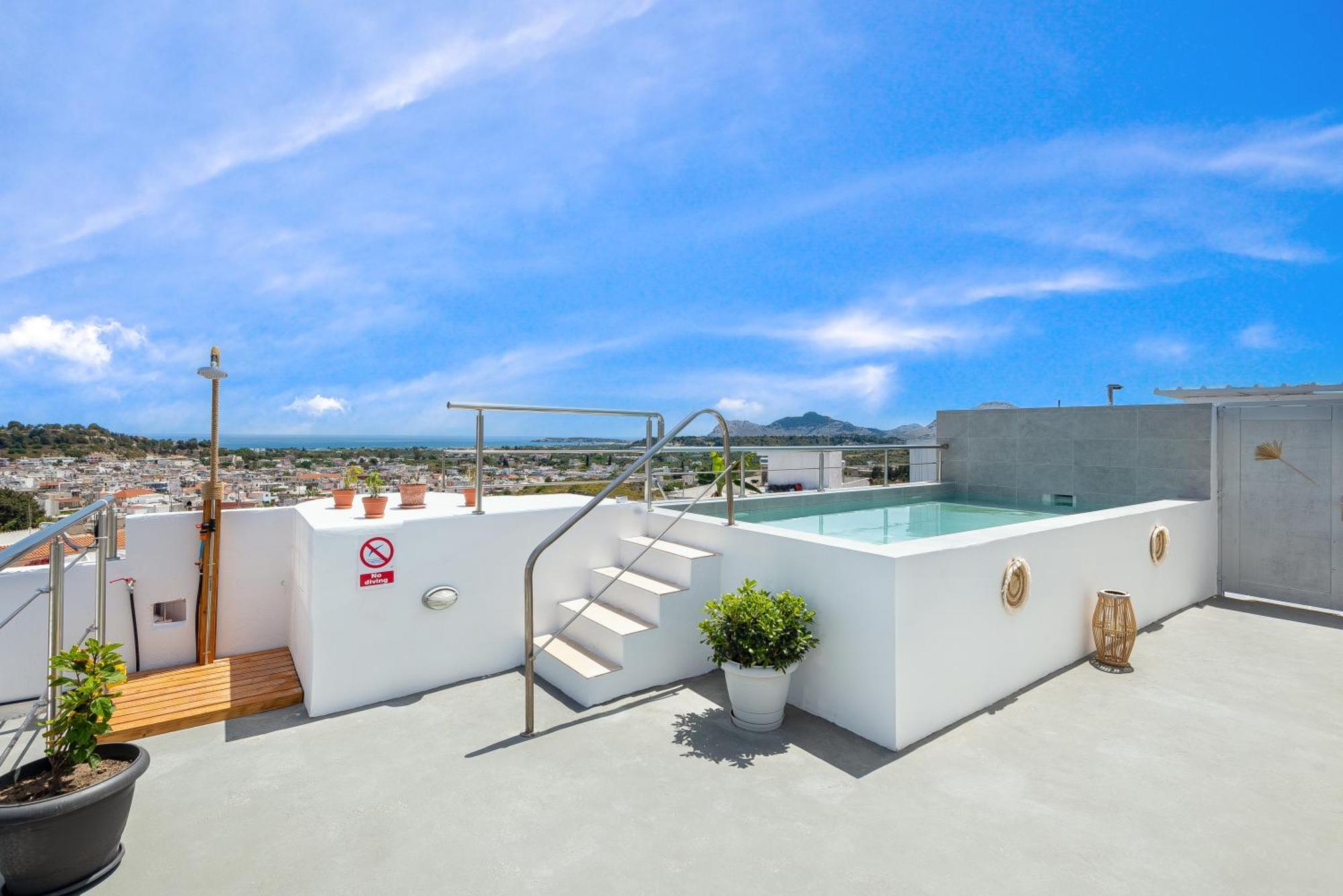 Afandou Panorama Apartment Luaran gambar