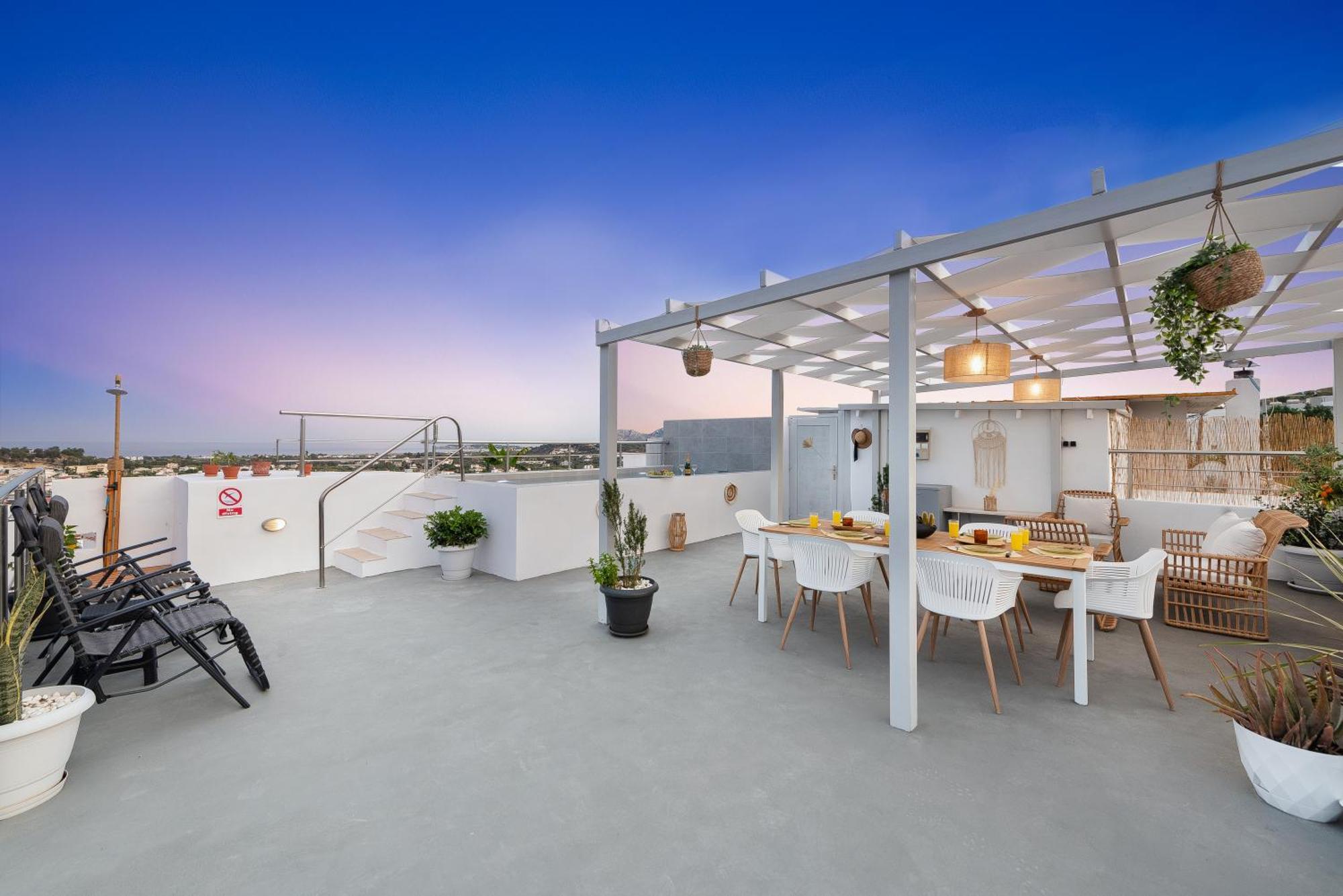 Afandou Panorama Apartment Luaran gambar