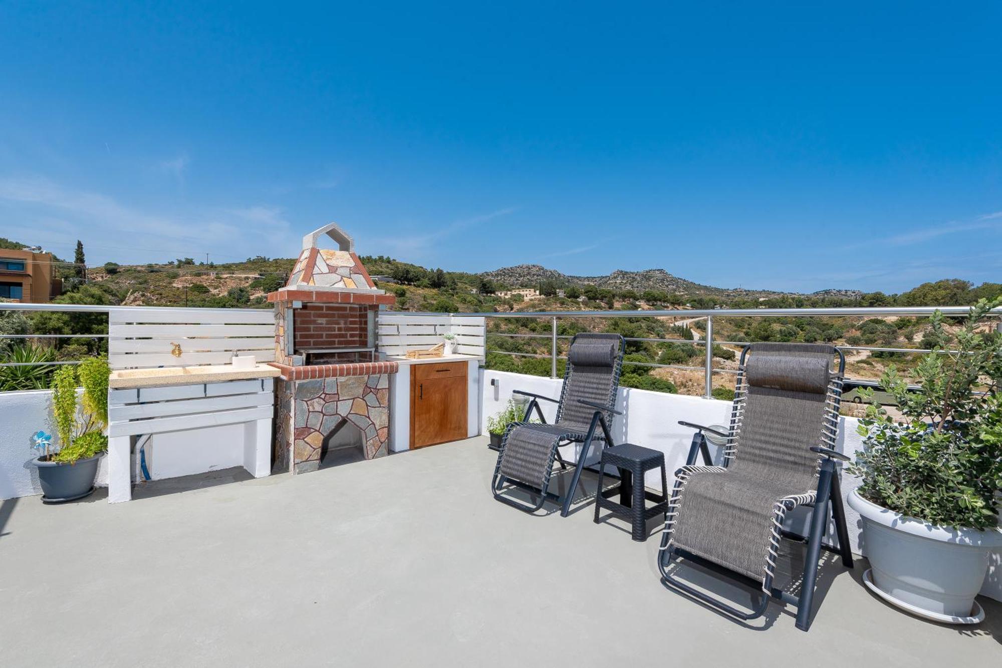 Afandou Panorama Apartment Luaran gambar