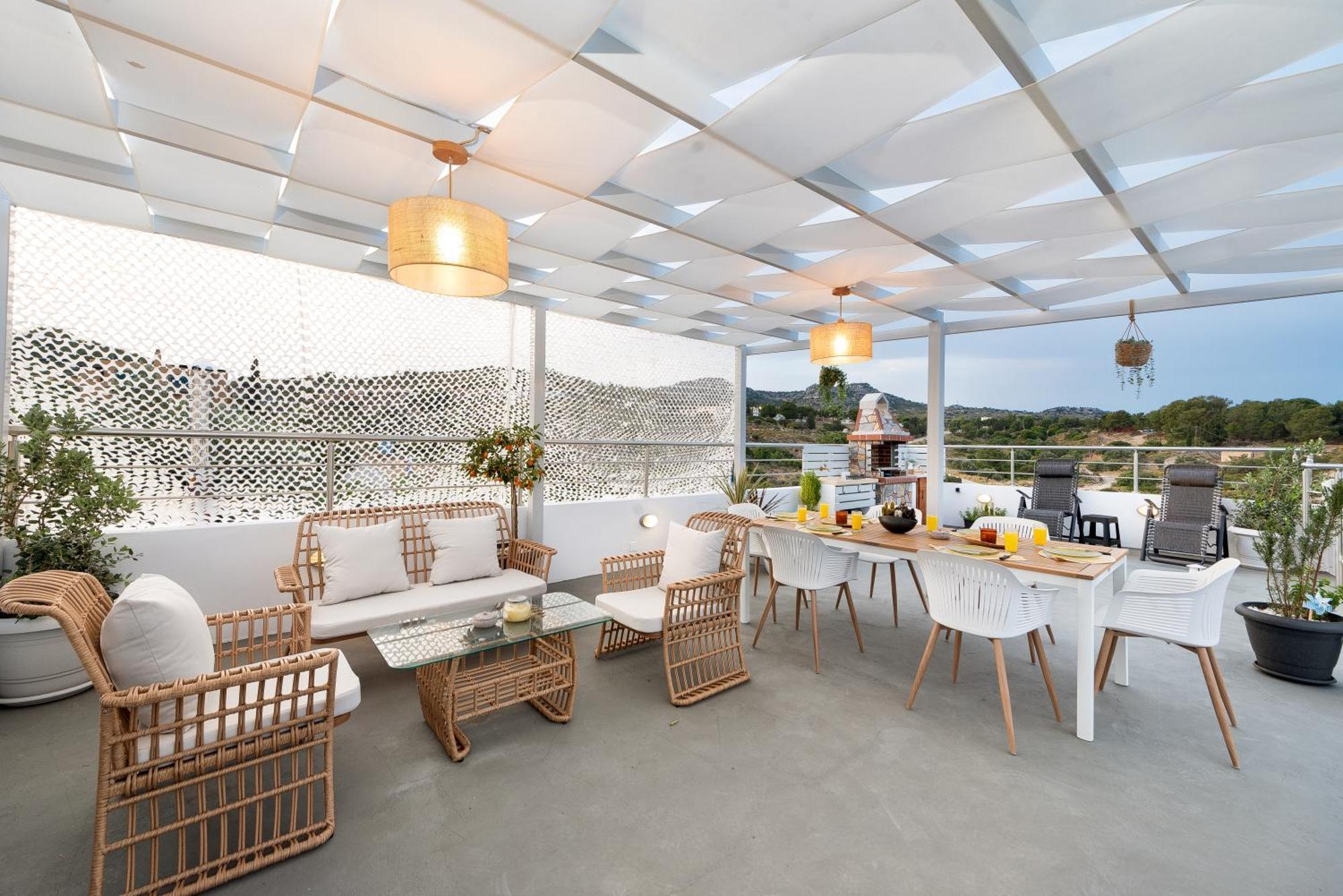 Afandou Panorama Apartment Luaran gambar